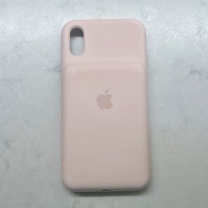 Apple iPhone XS Smart Battery Case - pink sand